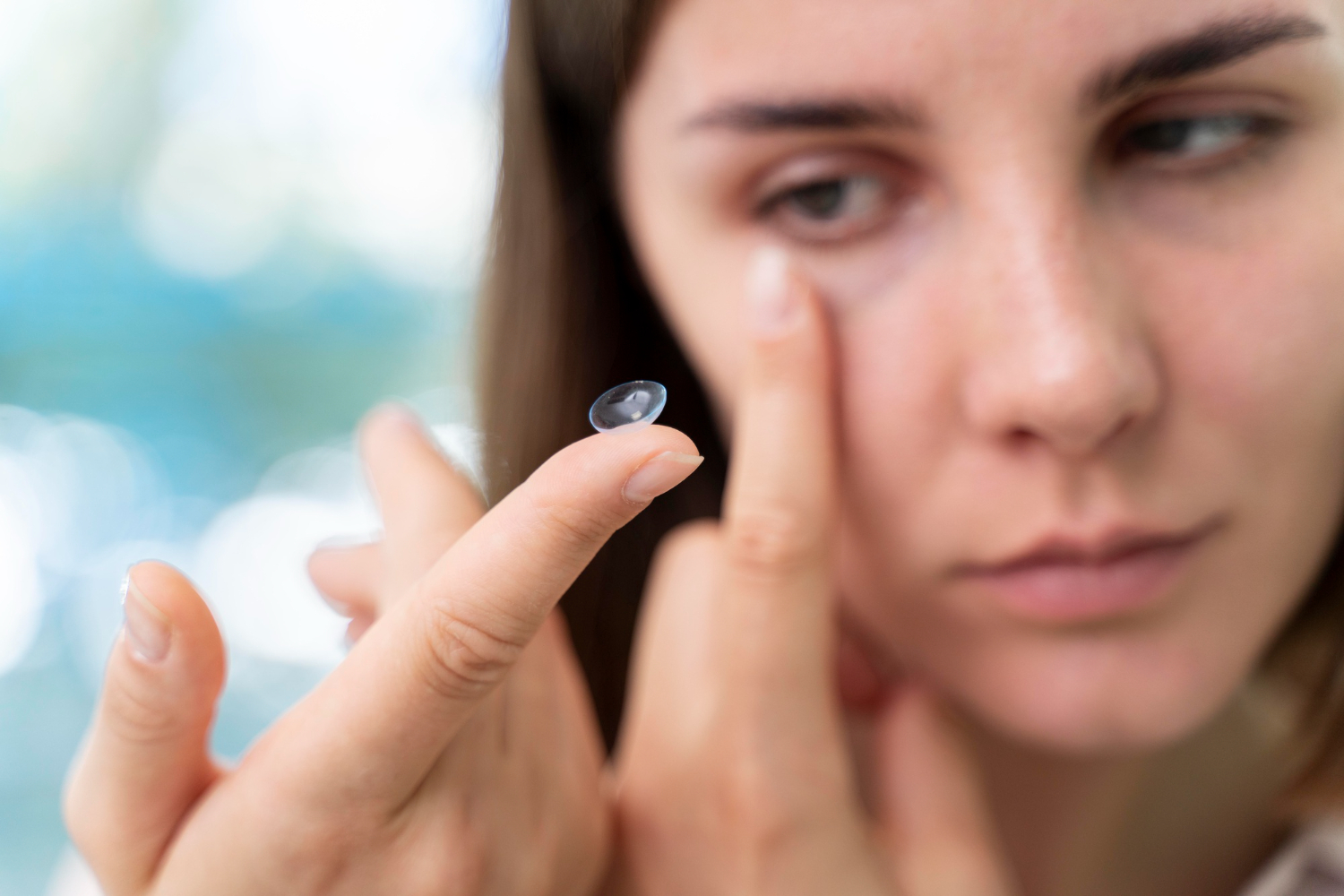 les lentilles de contact